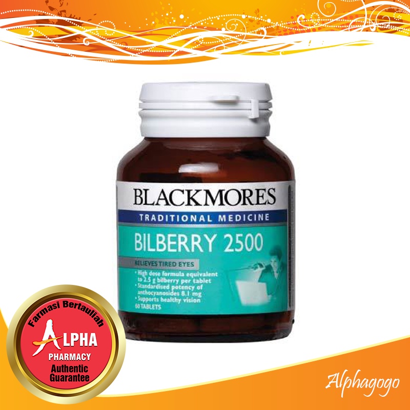 Blackmores Bilberry 2500 (60 Tablets / 2 X 60 Tablets) Shopee Malaysia