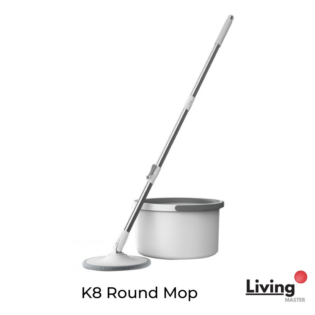 Spin Round Mop Flat Mop Rotating Household Mop Automatic HandFree