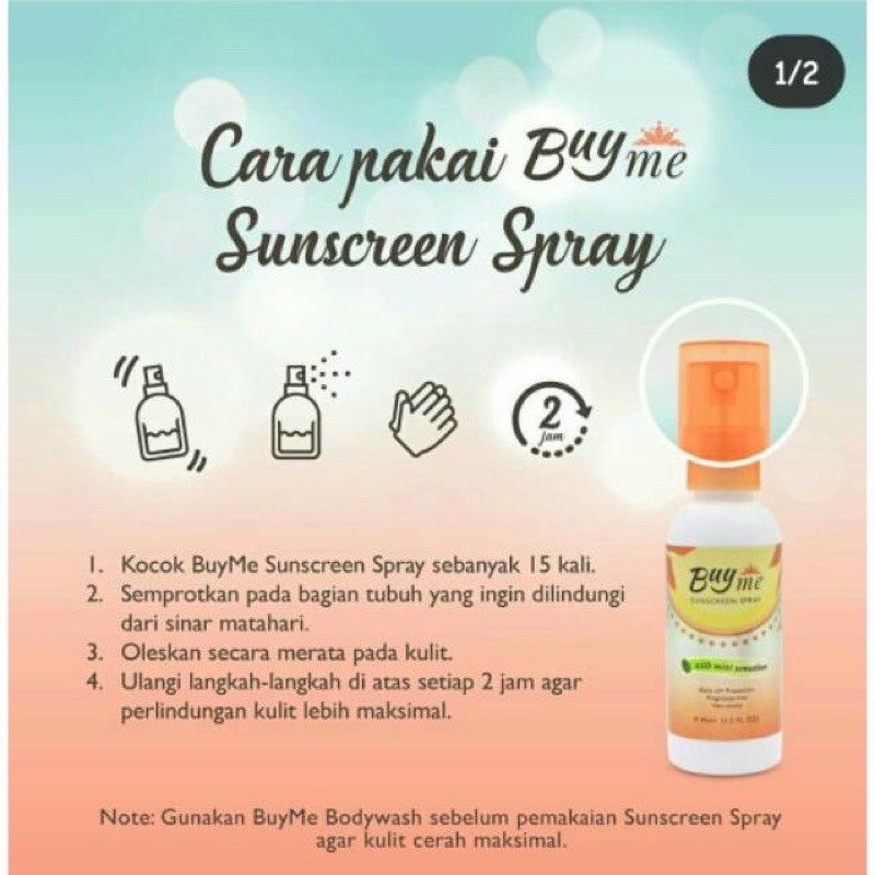 buy sunscreen