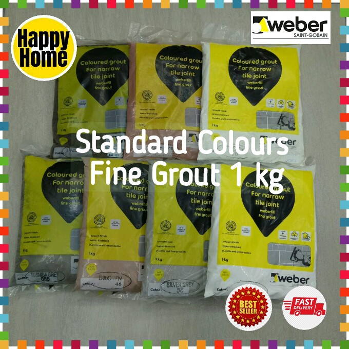er 1 kg Standard Colours Fine Grout Coloured Grout For Narrow Wall