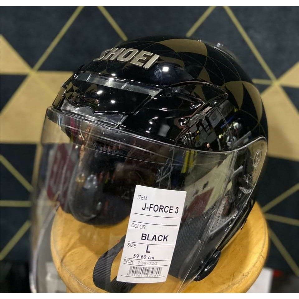 shoei j force 3 black