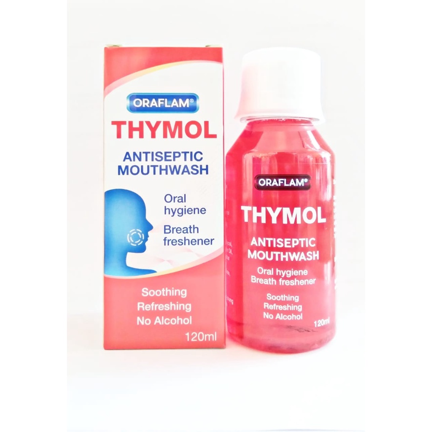 ORAFLAM THYMOL ANTISEPTIC MOUTHWASH 120ML Shopee Malaysia