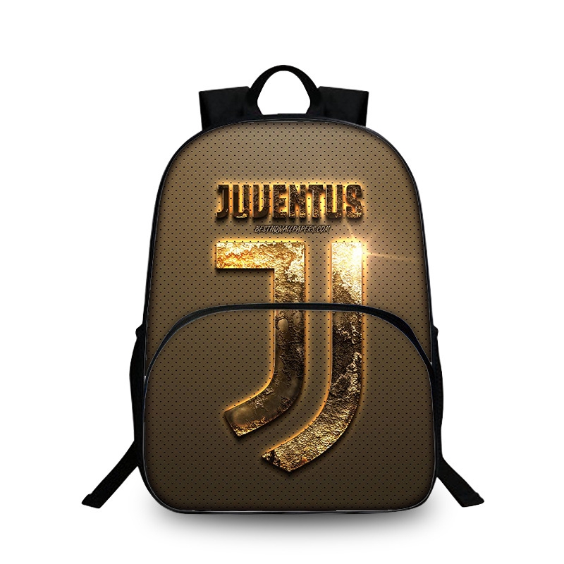 Juventus Football Club Student Bag Computer Backpack - juventus training orange bib roblox