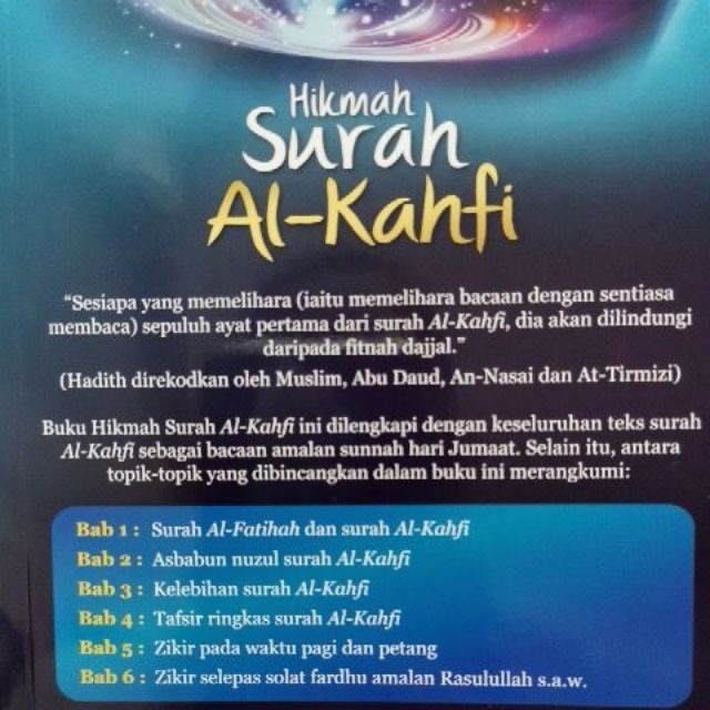 Hikmah Surah Al Kahfi A Razak Muthalib Shopee Malaysia