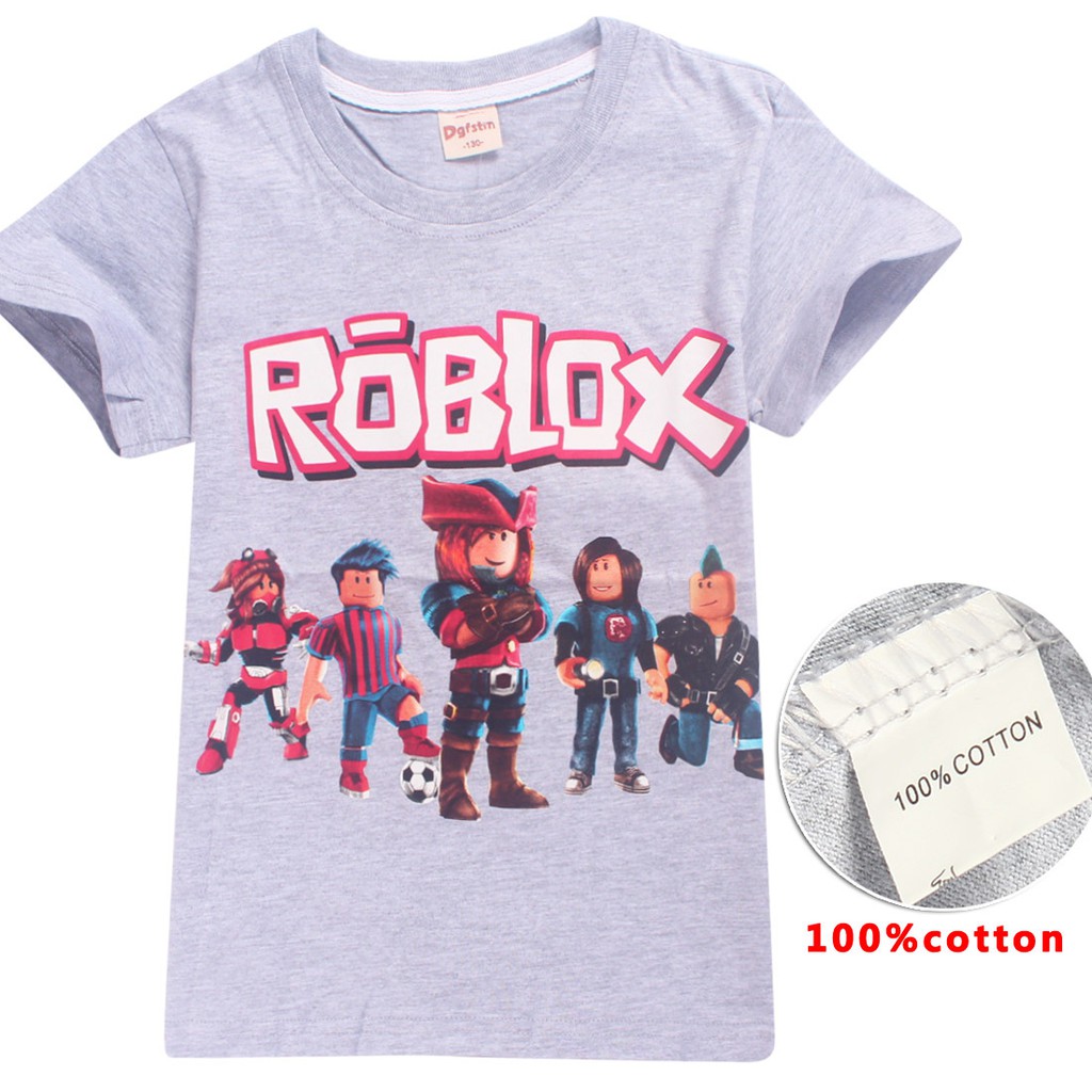 2019 Kids Boys T Shirts 3d Roblox Cartoon T Shirt Family Games Tops Tees For Boys Girls 100 Cotton Made Shopee Malaysia - roblox t shirt kids boys girls game t shirt children summer catoon clothing tees shopee malaysia