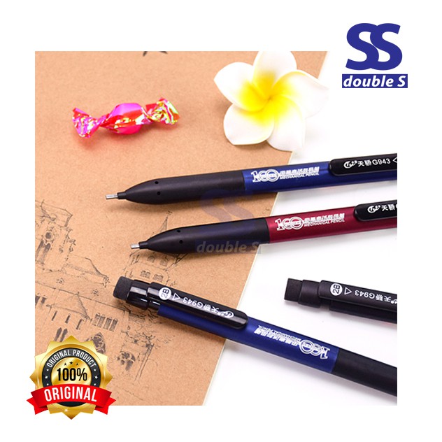 G943 Pensil Khat / Mechanical Pencil / Calligraphy Khat / Pencil Tulis Jawi 2B 1.8mm / 1PCS