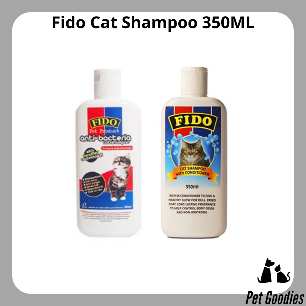 Fido Cat Shampoo 350ML (With Conditioner , AntiBacteria) Shopee Malaysia