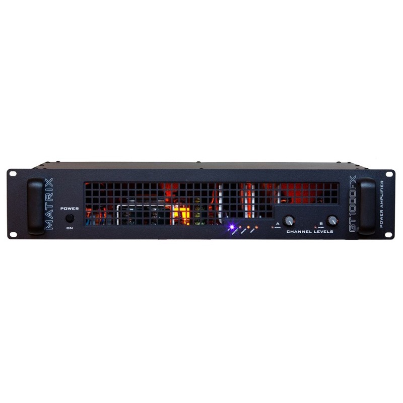 Matrix GT1000FX 2U stereo rack mount power amplifier Shopee Malaysia