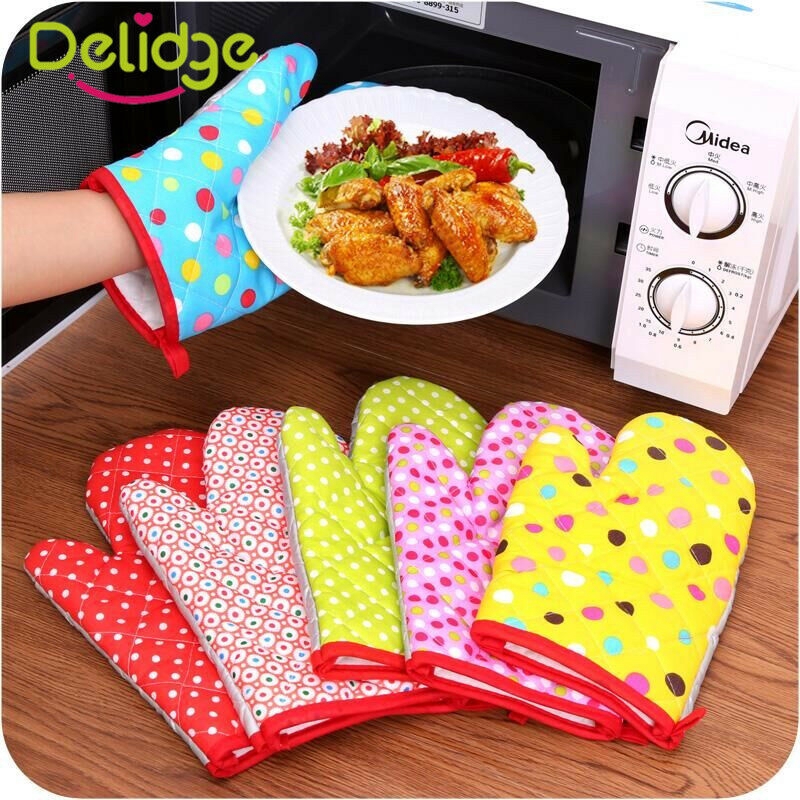 1PC Multipurpose Oven Glove Baking Protective Gear Home Kitchen Heat Resistant Insulated Thickened Gloves Potholder Mitts