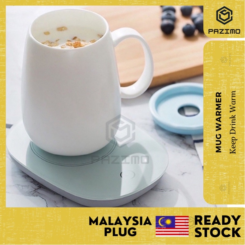 (Ready stock in Malaysia) Electric Cup Mug Milk Tea Coffee Drink Warmer Heater Tray Mat Gravity Sensor