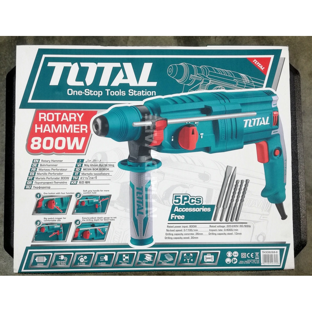 220v Fast Shipping Makita Hr2630 26mm 3 Mode Sds Plus Rotary Hammer Drill