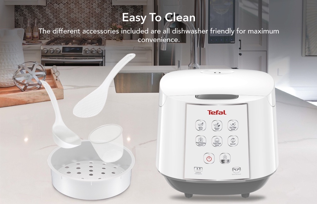 [ FREE Bubble Wrap ] Tefal RK7321 Fuzzy Logic Rice Cooker 1.8L 10 Cups