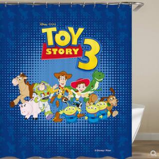 Cartoon Shower Curtain Toy Story Buzz, Toy Story Shower Curtain