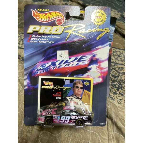 Hot Wheels Nascar Pro Racing Jeff Burton #99 Exide | Shopee Malaysia