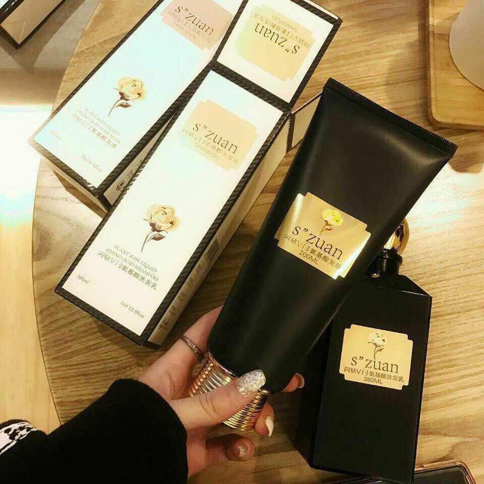 微女神闪钻氨基酸洗发乳 & 氨基酸发膜 VIB S"Zuan Shampoo 380ML & Hair Mask 200ML