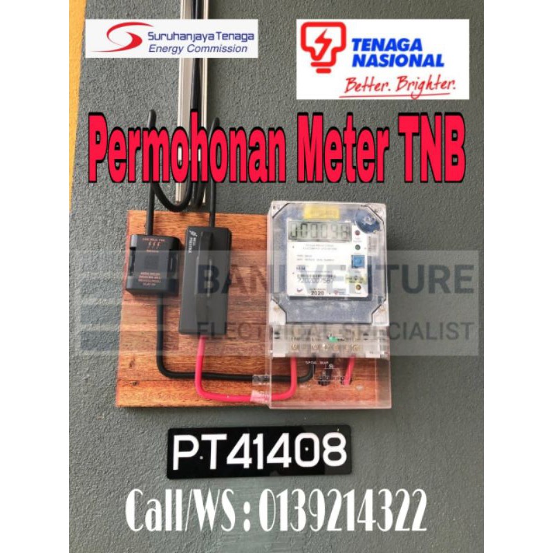 Supply Application TNB Meter  Meter Electric TNB ( For Existing 