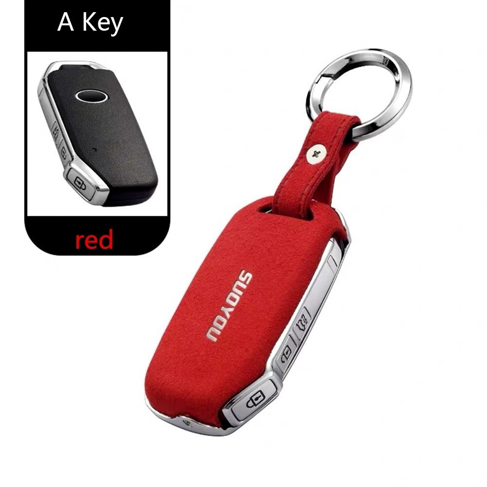 Red Silicone key fob jacket case for kia rio sportage 2016 ceed sorento