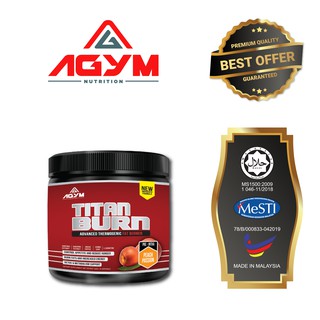 Titan Burn Fat Burner HALAL PRE-WORKOUT 400g - 40 servings - BEST PRICE