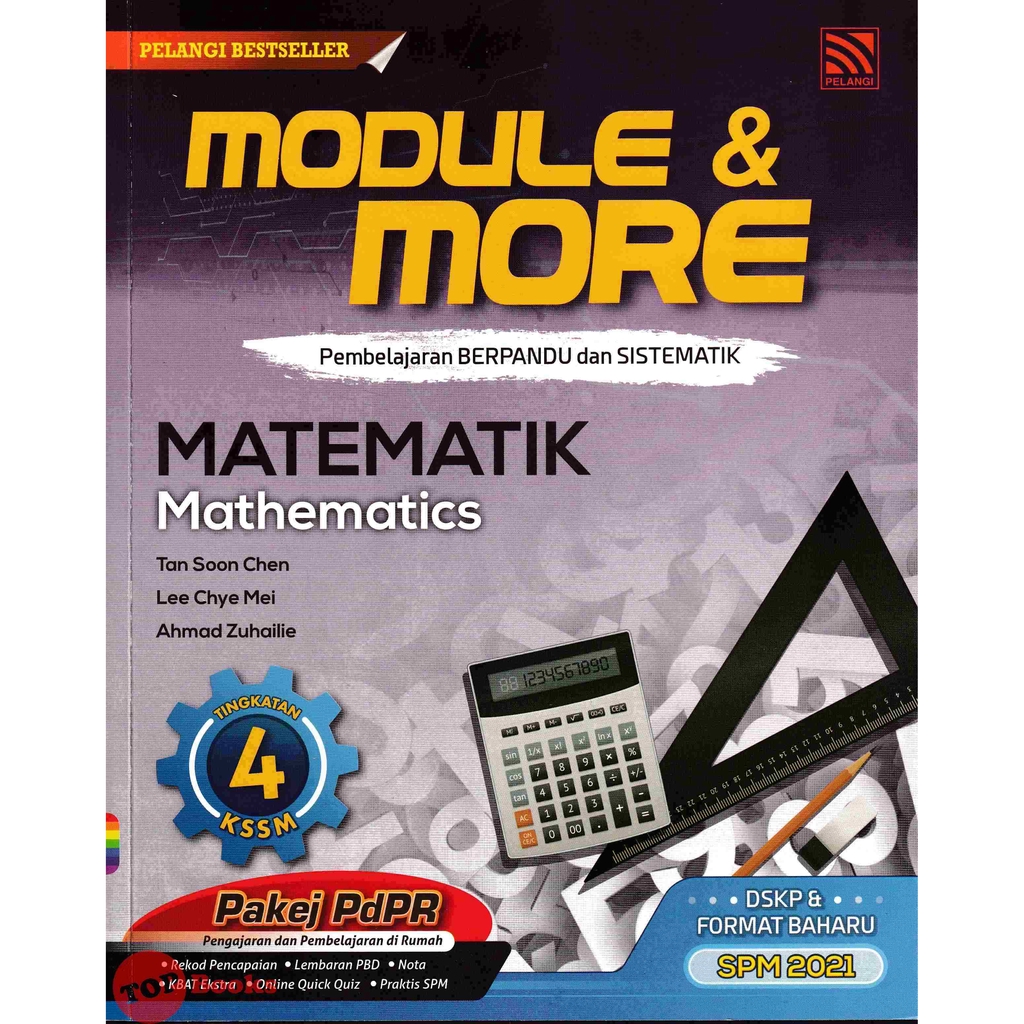 Topbooks Pelangi Module More Matematik Tingkatan 4 Kssm Dwibahasa 2021 Shopee Malaysia