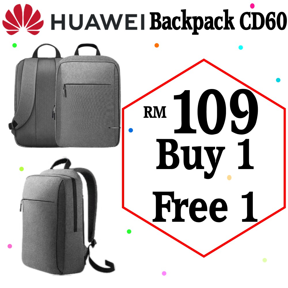 Huawei Laptop Travel Backpack (CD60) 100% Original Malaysia