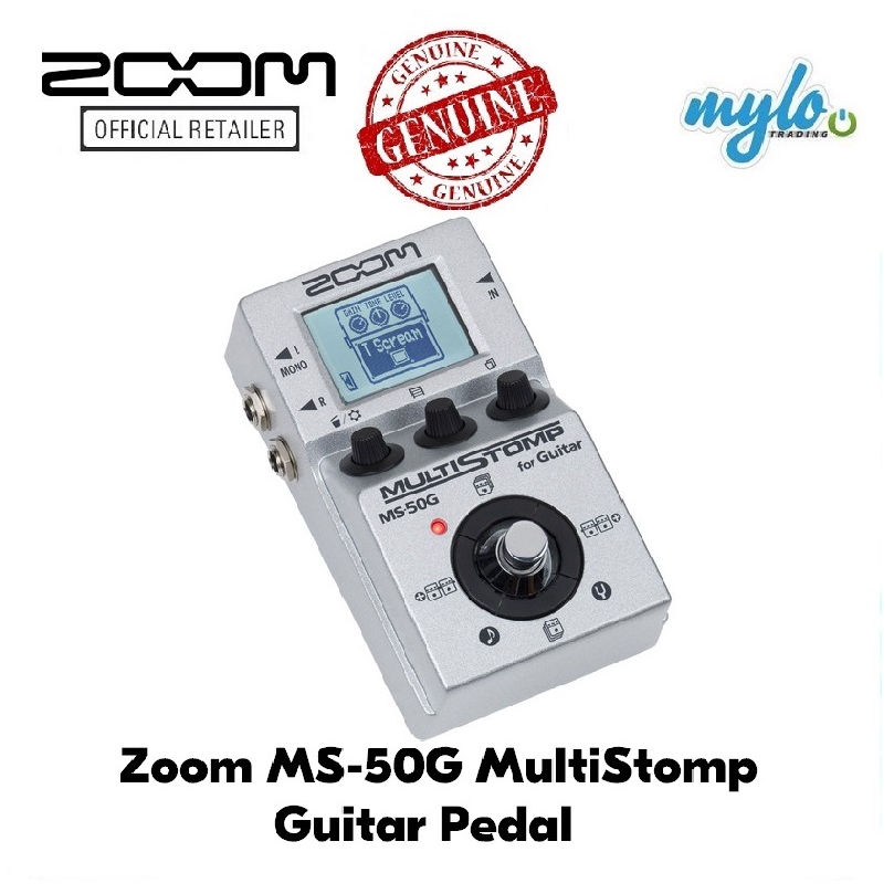 Zoom Ms 50g Multistomp Guitar Pedal Ms50g Shopee Malaysia