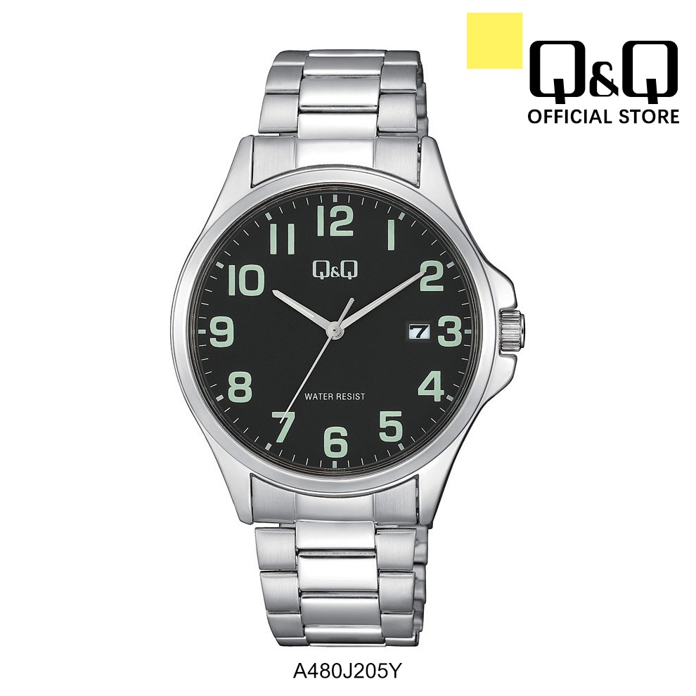 Q&Q Japan by Citizen Men's Stainless Steel Analogue Watch A480 | Shopee ...