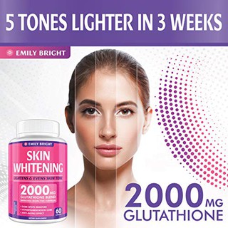 glutathione pills whitening 2000mcg hyperpigmentation lightening