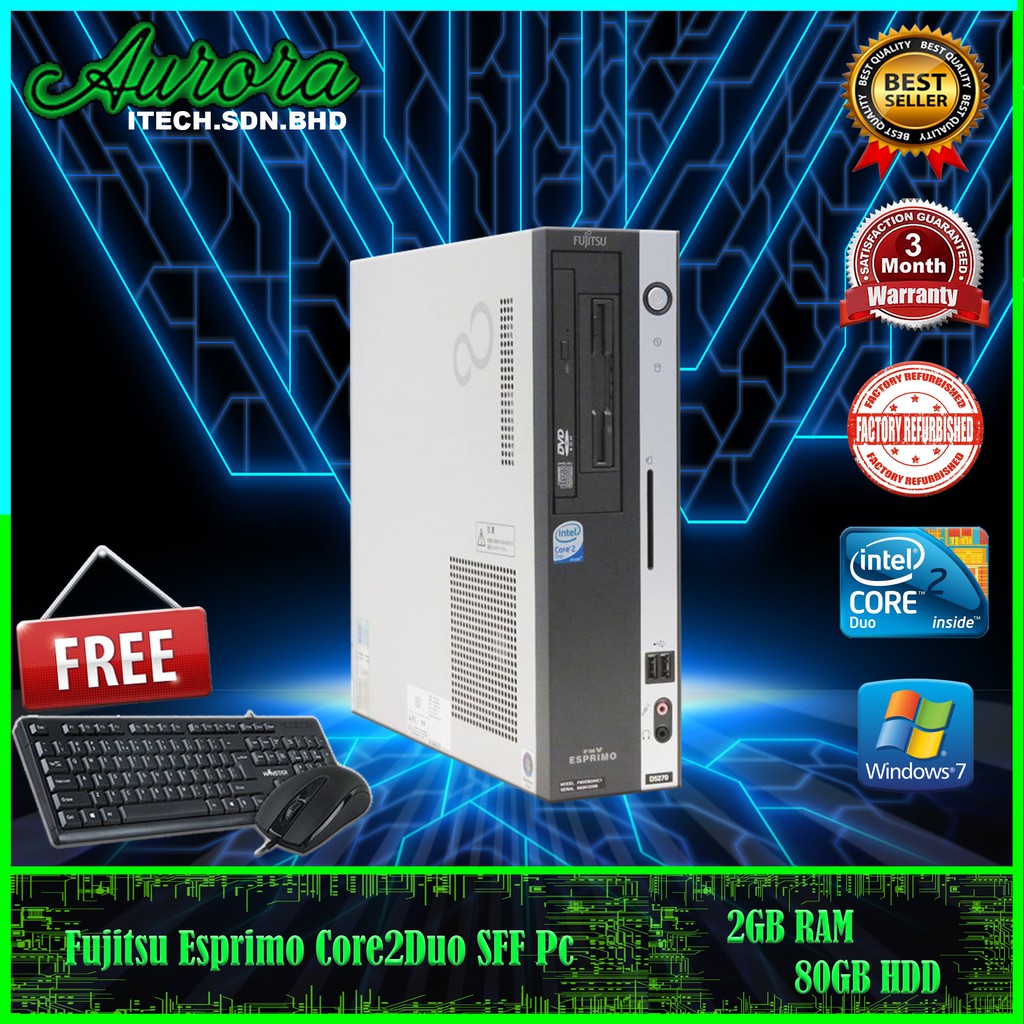 Refurbished) HP DC5800/dc7800/ Dell 755/Dell Vostro 200/ FUJITSU / NEC / LENOVO M58 Core 2 Duo~2Gb Ram ~80Gb HDD~Win 7 | Shopee Malaysia Refurbished) HP DC5800/dc7800/ Dell 755/Dell Vostro 200/ FUJITSU / NEC / LENOVO M58 Core 2 Duo~2Gb Ram ~80Gb HDD~Win 7 | Shopee Malaysia