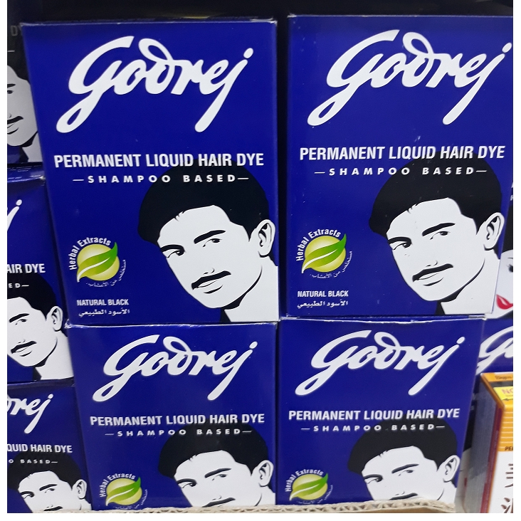Godrej 20ml 40ml Permanent Liquid Hair Dye Shampoo Based Natural Black 1 Readystock Shopee