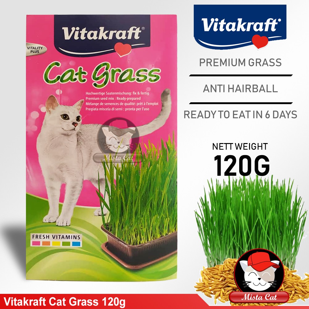 Best Seller] Vitakraft Cat Grass  120g  Rumput Kucing  Anti 