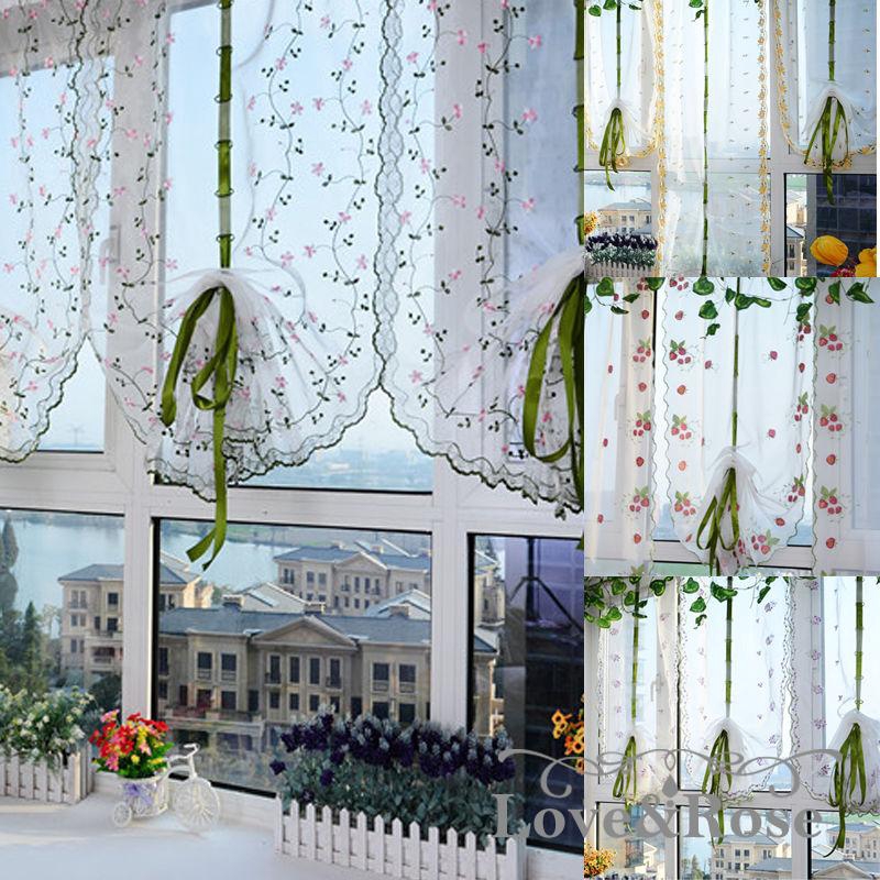 Home Room Window Curtain Sheer Voile Curtain Panel Drape
