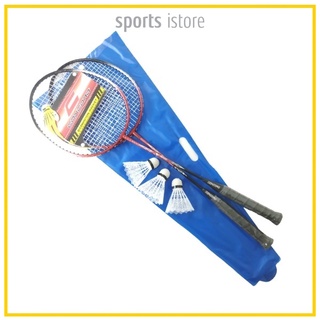 Sports istore Badminton Racket Set With 3 PVC Shuttlecocks