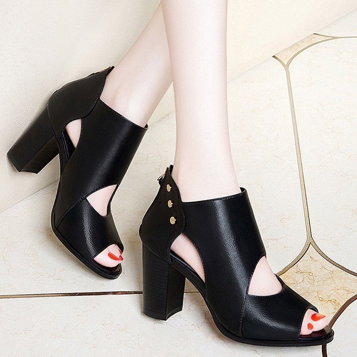 High Necked Women S High Heels Shopee Malaysia