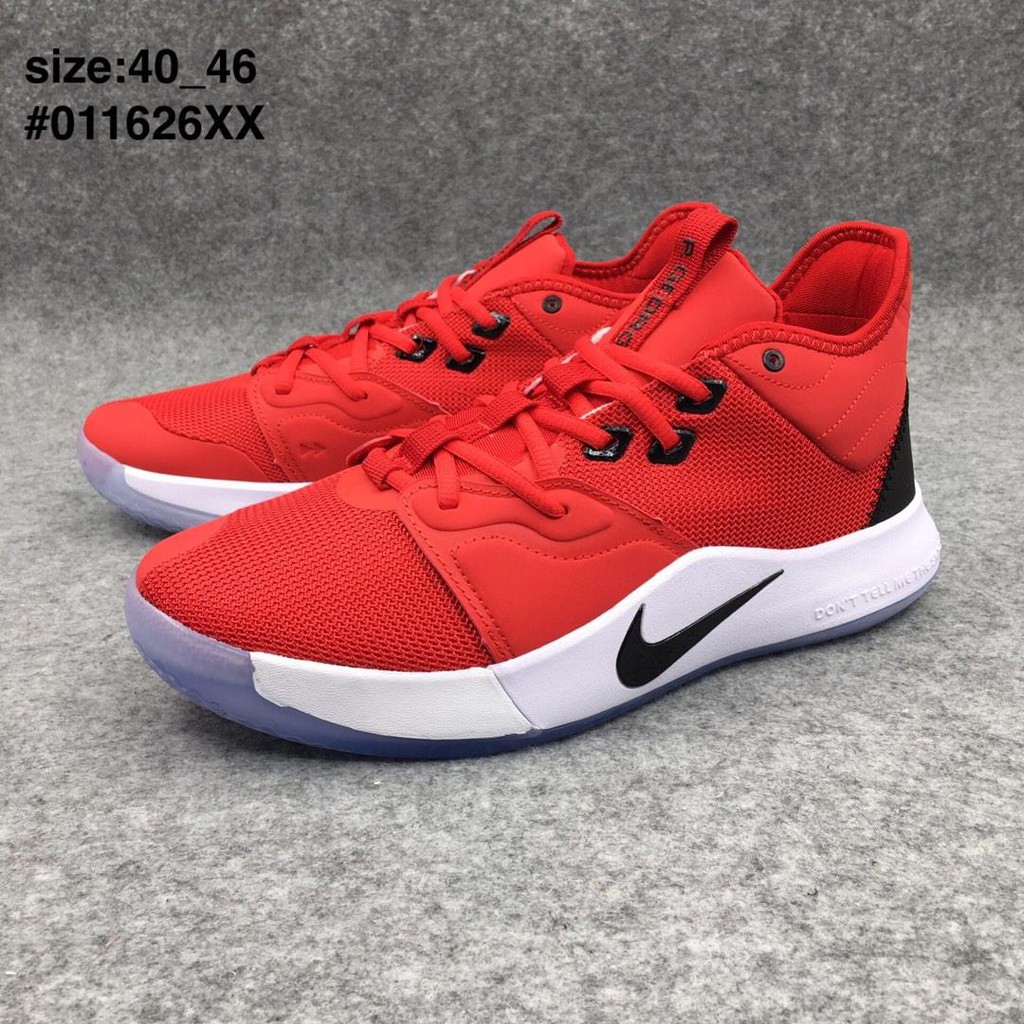 pg3 shoes red