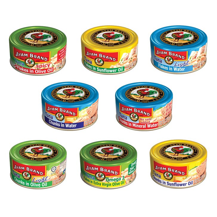 Ayam Brand Tuna Flakes and Chunks | Shopee Malaysia