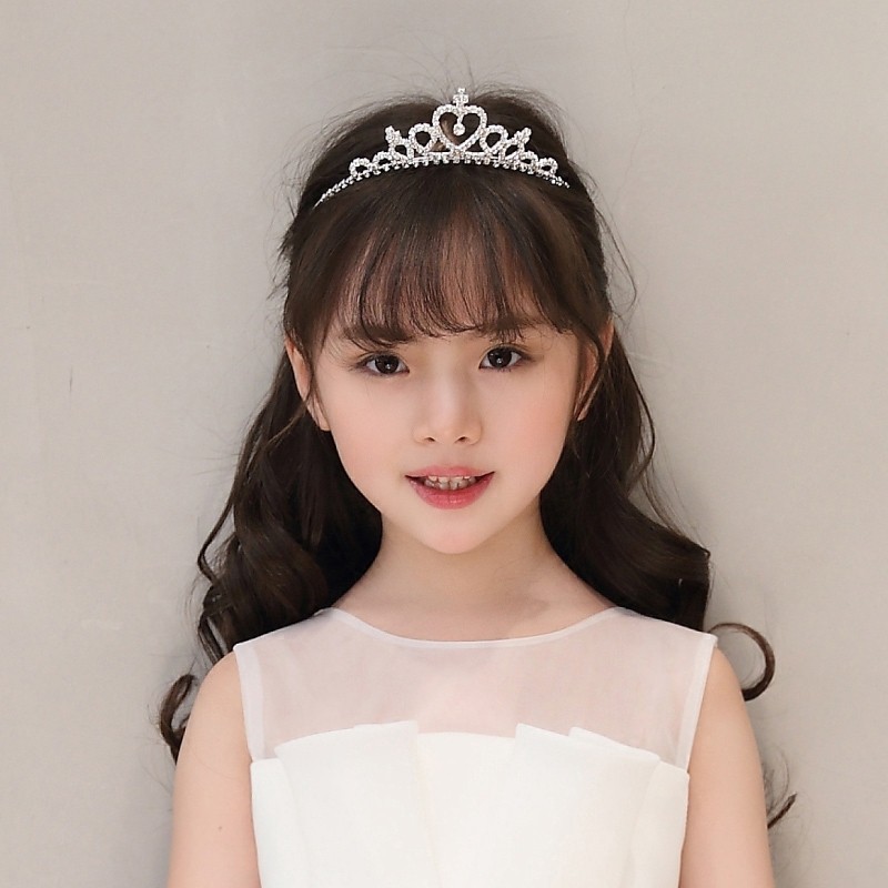 Lovely Girls Princess Bridal Crown, Princess Hairband, Crystal Hoop Headband  Hair Band Accessories(READY STOCK) | Shopee Malaysia