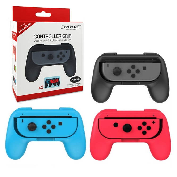 nintendo switch with two controllers