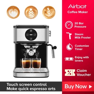 Image of Airbot CM6000 CM7000 Coffee Maker Machine Espresso Milk Froth Steam Dual Portafilter
