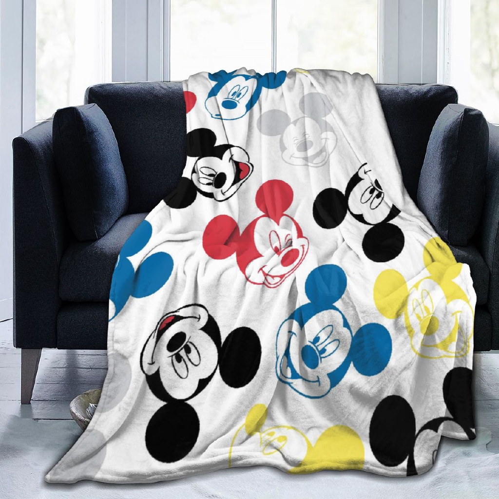 Mickey Mouse Disney Sofa Blanket Ultra Soft And Warm Throw Blankets For Couch Bed Outdoor Shopee Malaysia