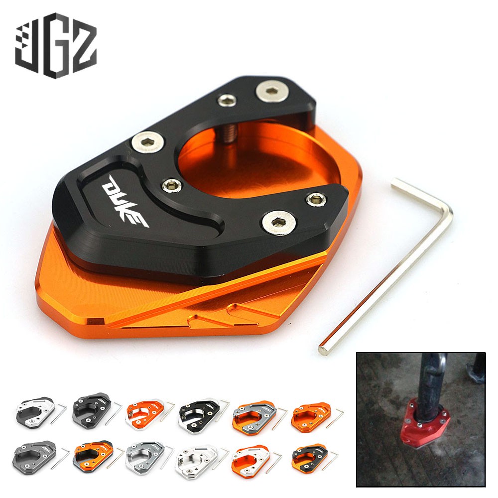Motorcycle Kickstand Extension Plate Foot Side Stand Enlarger Foot