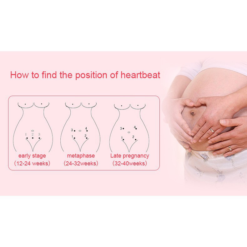 Cofoe Fetal Doppler Home Use Portable Doppler Pregnacy Fetal Heart Monitor Shopee Malaysia