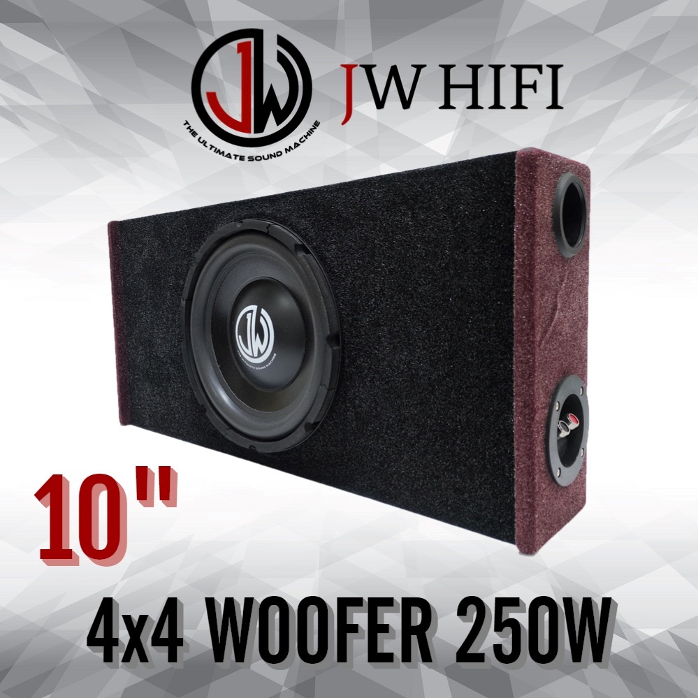 JW HIFI 4x4 Trunk Woofer Speaker 10 inch / Woofer Speaker / Car Woofer