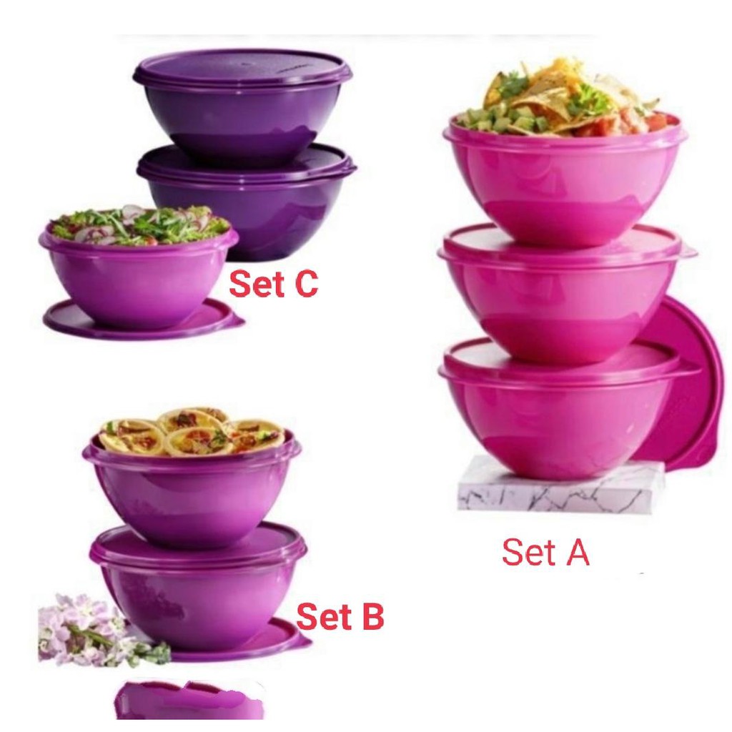 Tupperware round wondelier bowl