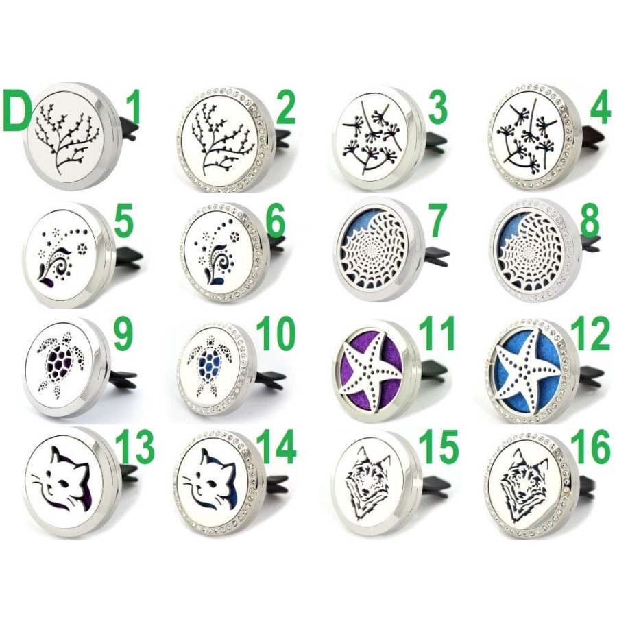 Ooil Surgical Stainless Steel Car Diffuser Essential Oil - D