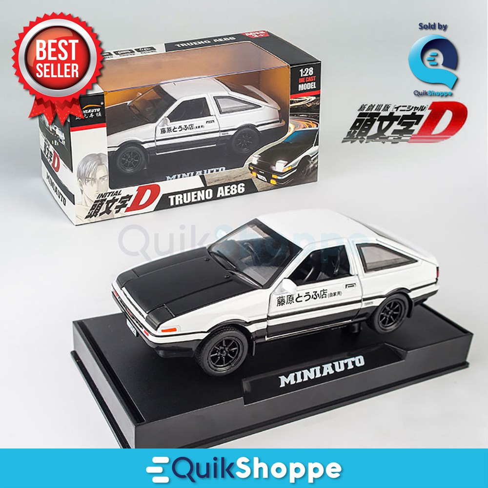 Miniauto Initial D Final Stage Toyota Trueno Ae86 1 28 Diecast Model With Lights And Sound Shopee Malaysia