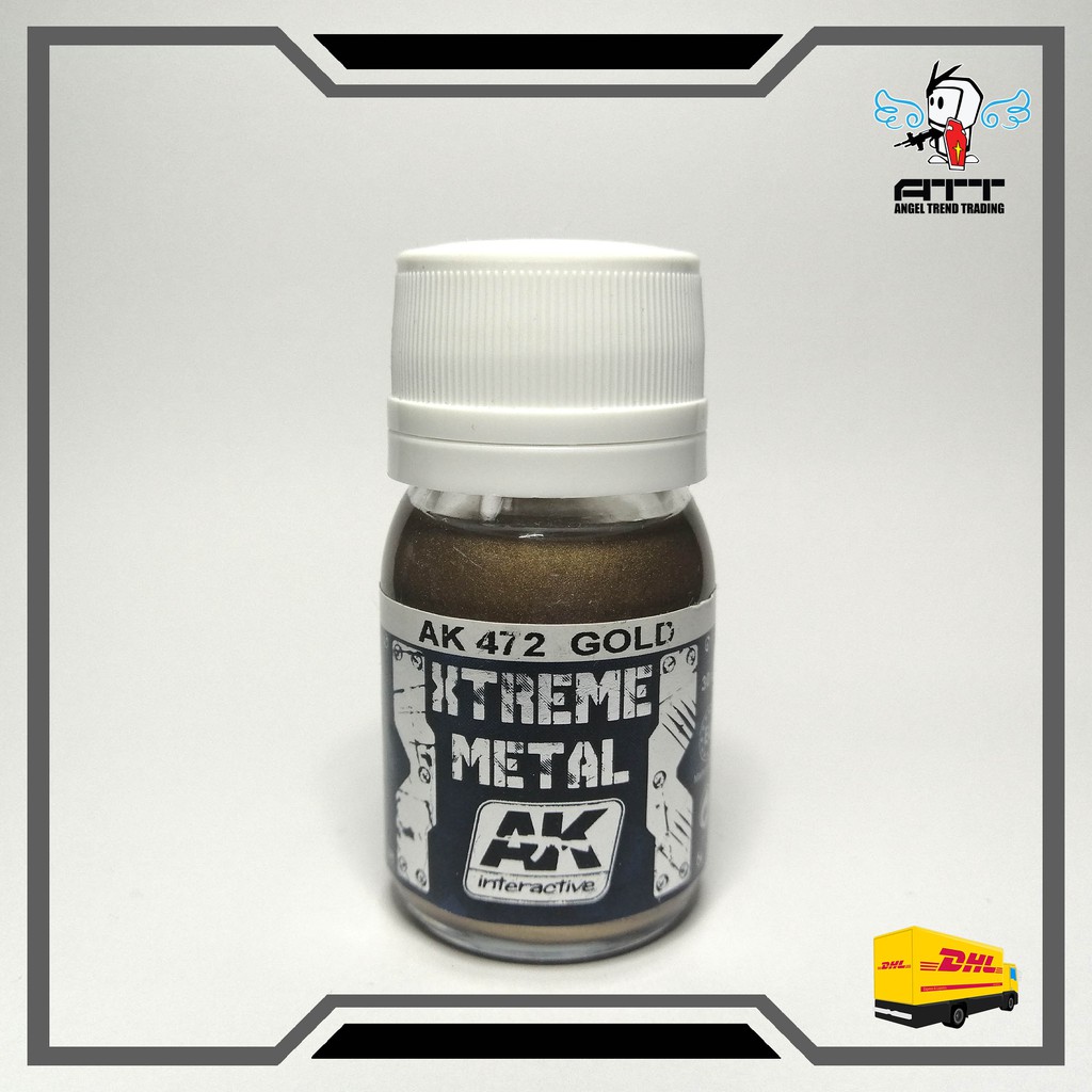 AK PAINT AK472 XTREME METAL GOLD 30ML. ENAMEL PAINT (Gunpla Gundam