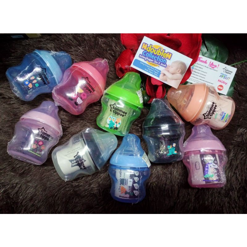 Tommee Tippee Baby Bottle, Holder,Soother 5oz PP Ready Stok Tinted