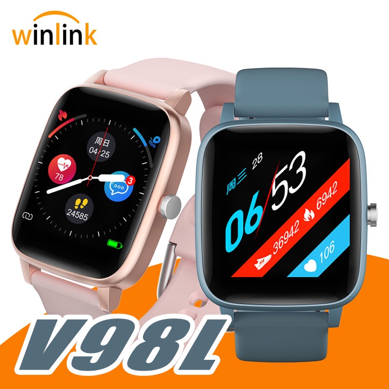 Wechat v98l smart watch smart technology Bluetooth watch 1.4 inch heart rate, blood oxygen and blood pressure monitoring