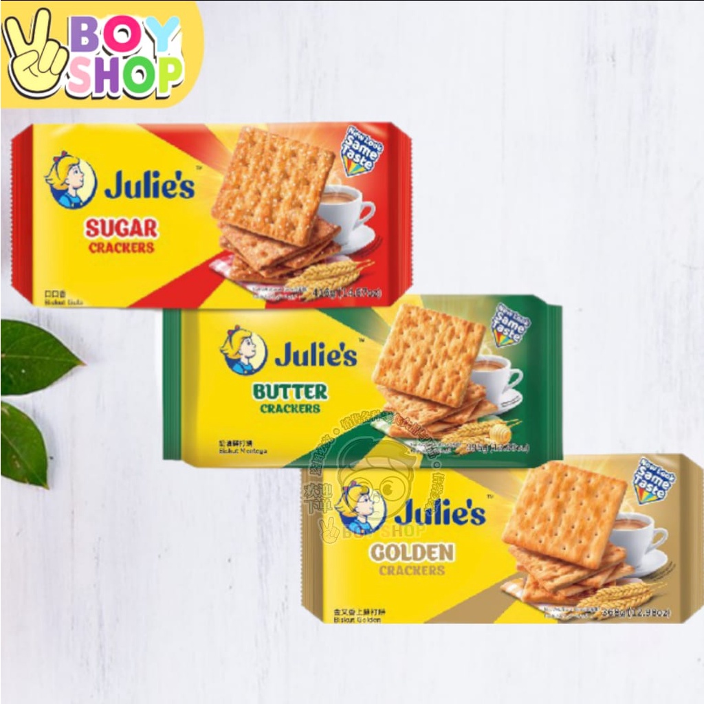 JULIE'S CRACKERS/GOLDEN CRACKERS(368g)/SUGAR CRACKERS(416g)/BUTTER