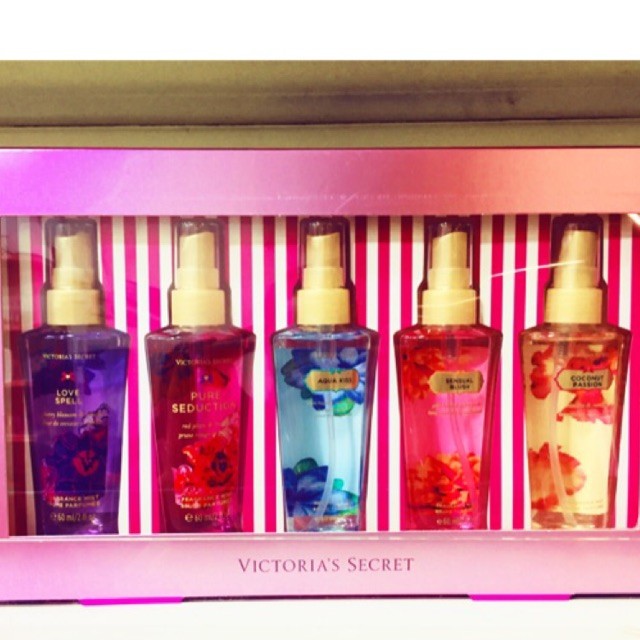 Victoria's Secret Gift Set 5 In 1 Fragrance Mist | Shopee Malaysia